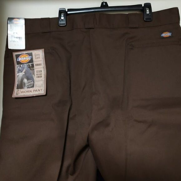 New Dickies Brown Work Pants Size Men's 44/32 - Picture 3 of 3